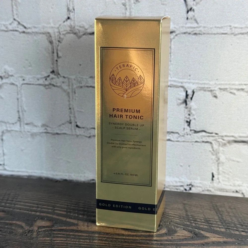 Terapic Premium Hair Tonic Scalp Serum 160ml Gold Edition New Synergy Double Up